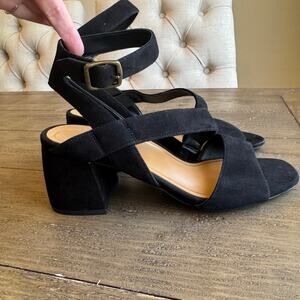 Vionic Samara Block Wedge Sandals Size 6.5 EU 36.5 Party Wedding Event Comfort